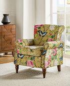 Artemisa Modern Floral Pattern Upholstered Armchair