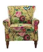 Artemisa Modern Floral Pattern Upholstered Armchair