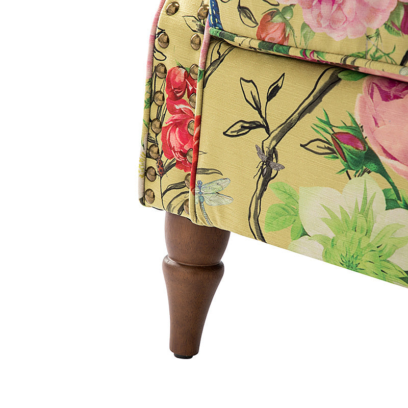 Artemisa Modern Floral Pattern Upholstered Armchair