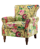 Artemisa Modern Floral Pattern Upholstered Armchair