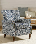 Artemisa Modern Floral Pattern Upholstered Armchair