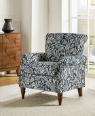 Artemisa Modern Floral Pattern Upholstered Armchair