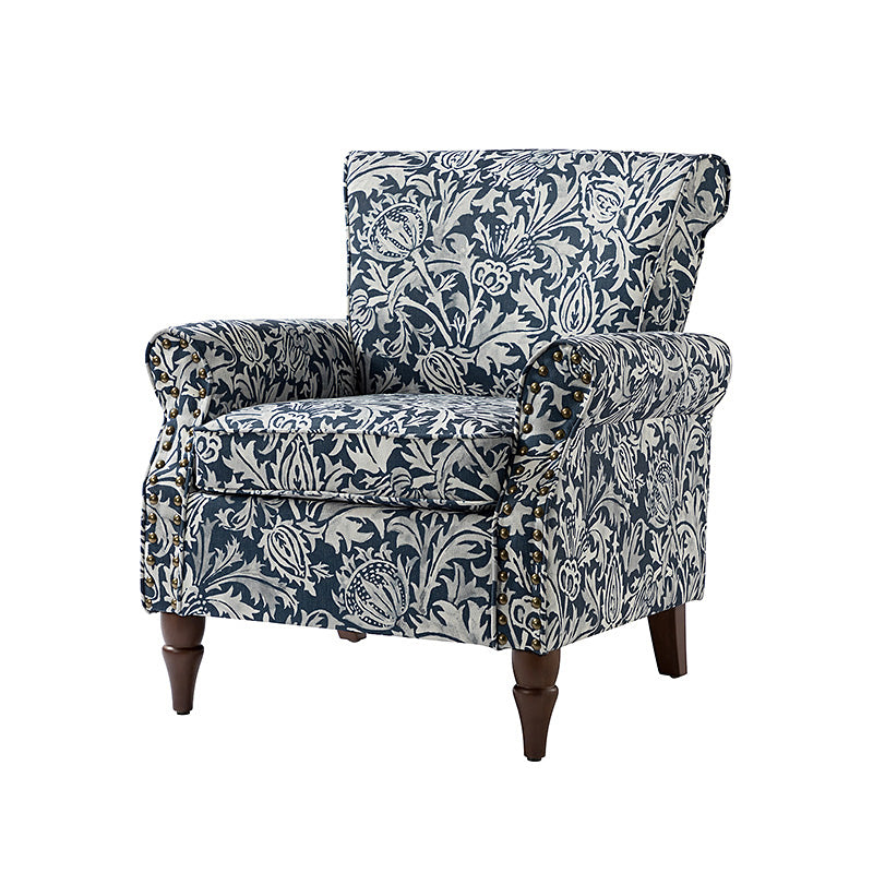 Artemisa Modern Floral Pattern Upholstered Armchair