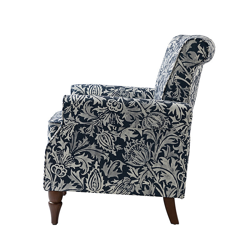 Artemisa Modern Floral Pattern Upholstered Armchair