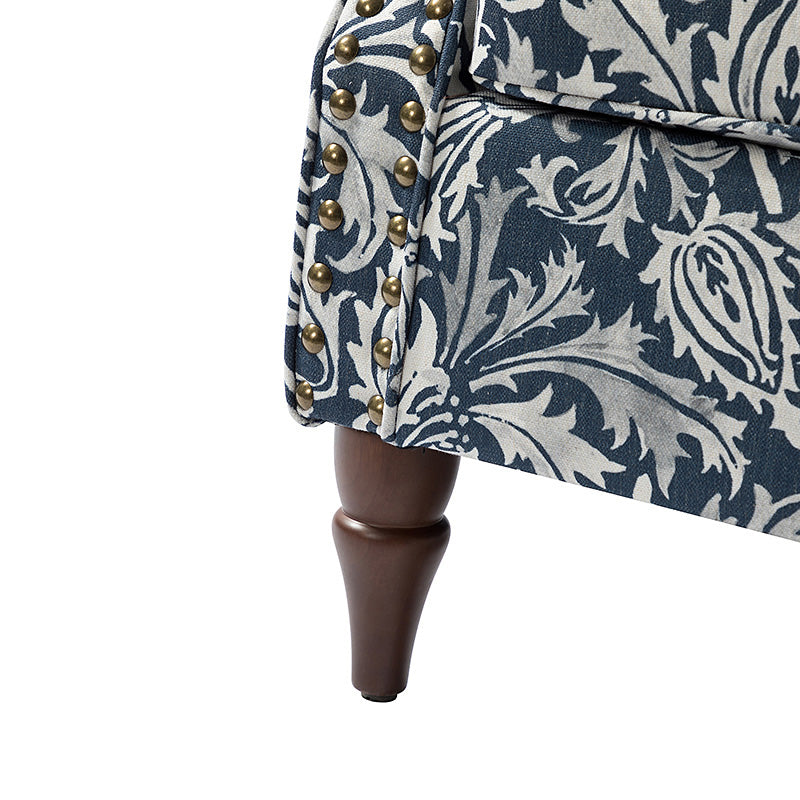 Artemisa Modern Floral Pattern Upholstered Armchair