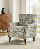 Artemisa Modern Floral Pattern Upholstered Armchair