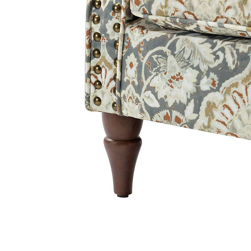 Artemisa Modern Floral Pattern Upholstered Armchair