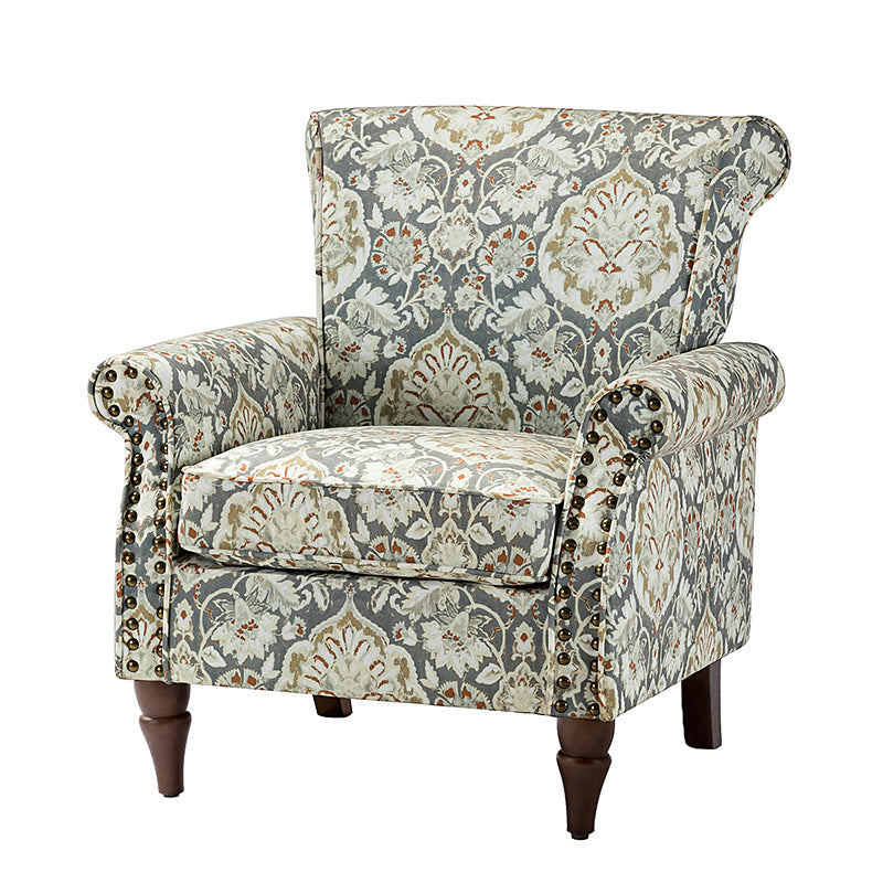 Artemisa Modern Floral Pattern Upholstered Armchair