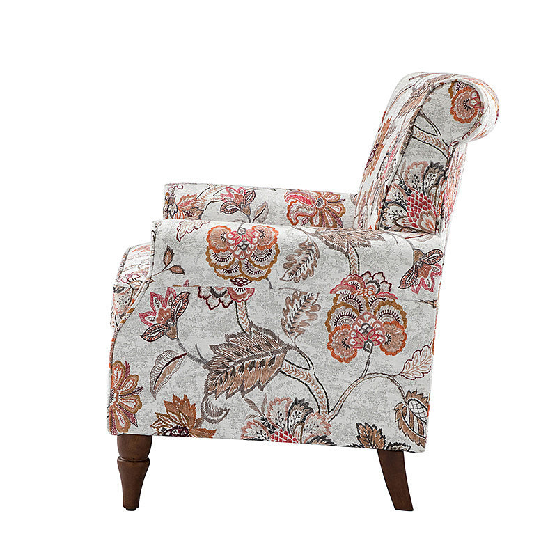 Artemisa Modern Floral Pattern Upholstered Armchair