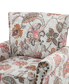 Artemisa Modern Floral Pattern Upholstered Armchair