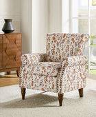 Artemisa Modern Floral Pattern Upholstered Armchair