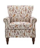 Artemisa Modern Floral Pattern Upholstered Armchair