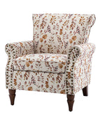 Artemisa Modern Floral Pattern Upholstered Armchair