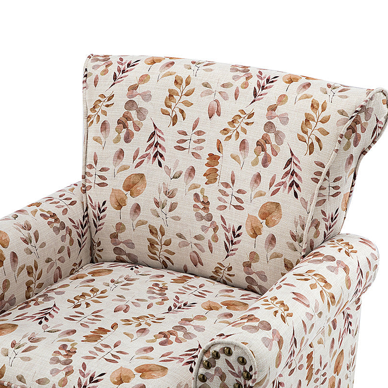 Artemisa Modern Floral Pattern Upholstered Armchair