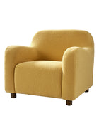 Heinrich 35'' Wide Boucle Upholstered Armchair  with Solid Wood Legs