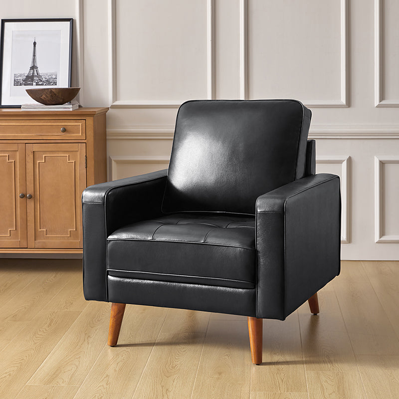 Amanda Genuine Leather Armchair