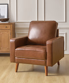 Amanda Genuine Leather Armchair