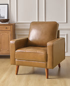 Amanda Genuine Leather Armchair