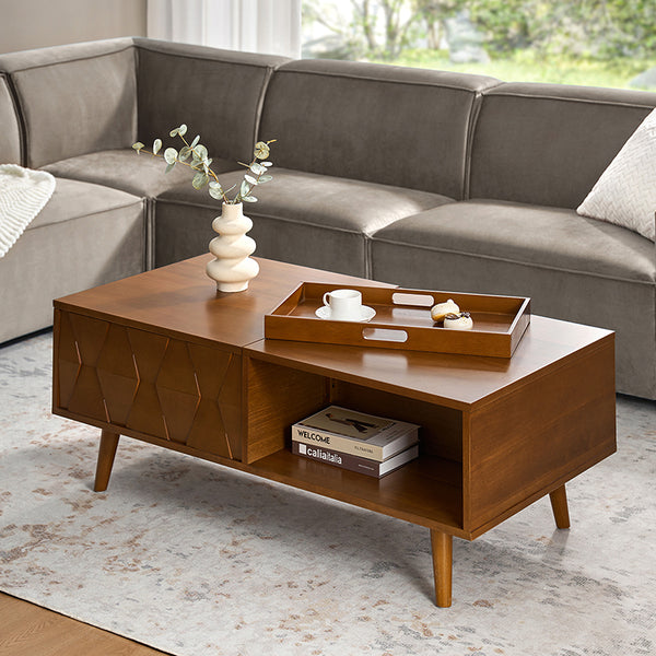 Ria Flared Legs Coffee Table with Lift Top