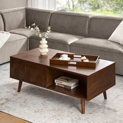 Ria Flared Legs Coffee Table with Lift Top