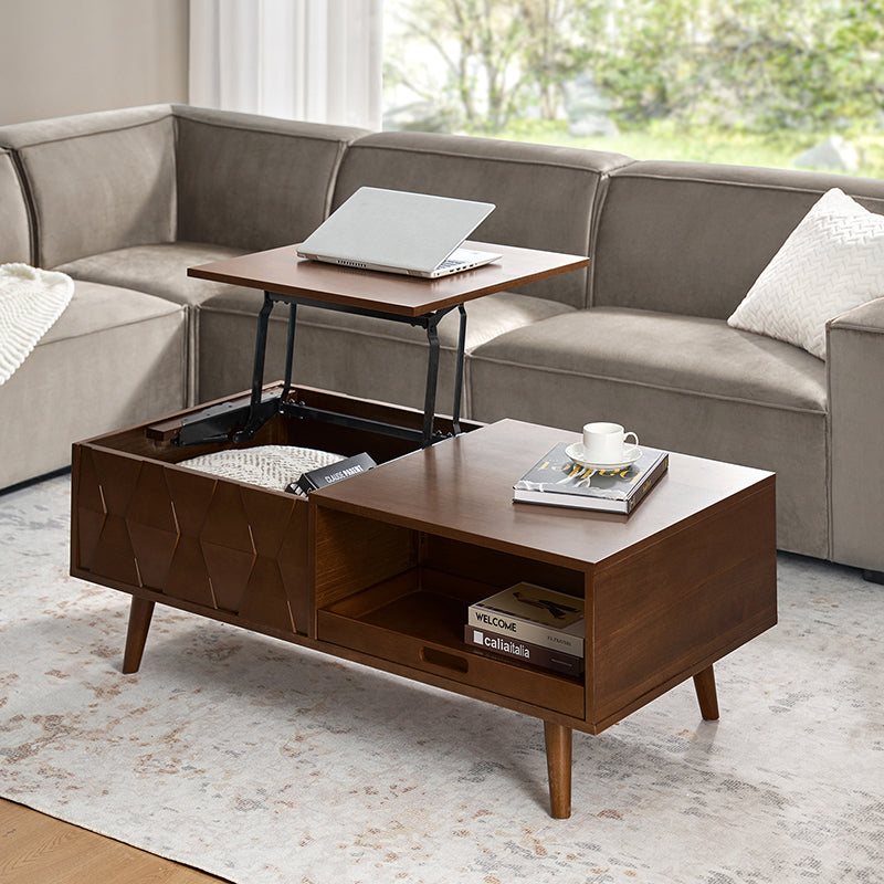 Ria Flared Legs Coffee Table with Lift Top