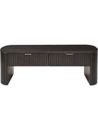 Filipo Modern Fluted Coffee Table with Drawers