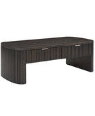 Filipo Modern Fluted Coffee Table with Drawers