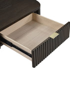 Filipo Modern Fluted Coffee Table with Drawers