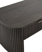 Filipo Modern Fluted Coffee Table with Drawers