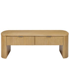 Filipo Modern Fluted Coffee Table with Drawers