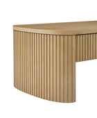 Filipo Modern Fluted Coffee Table with Drawers