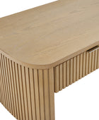 Filipo Modern Fluted Coffee Table with Drawers