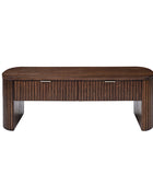 Filipo Modern Fluted Coffee Table with Drawers