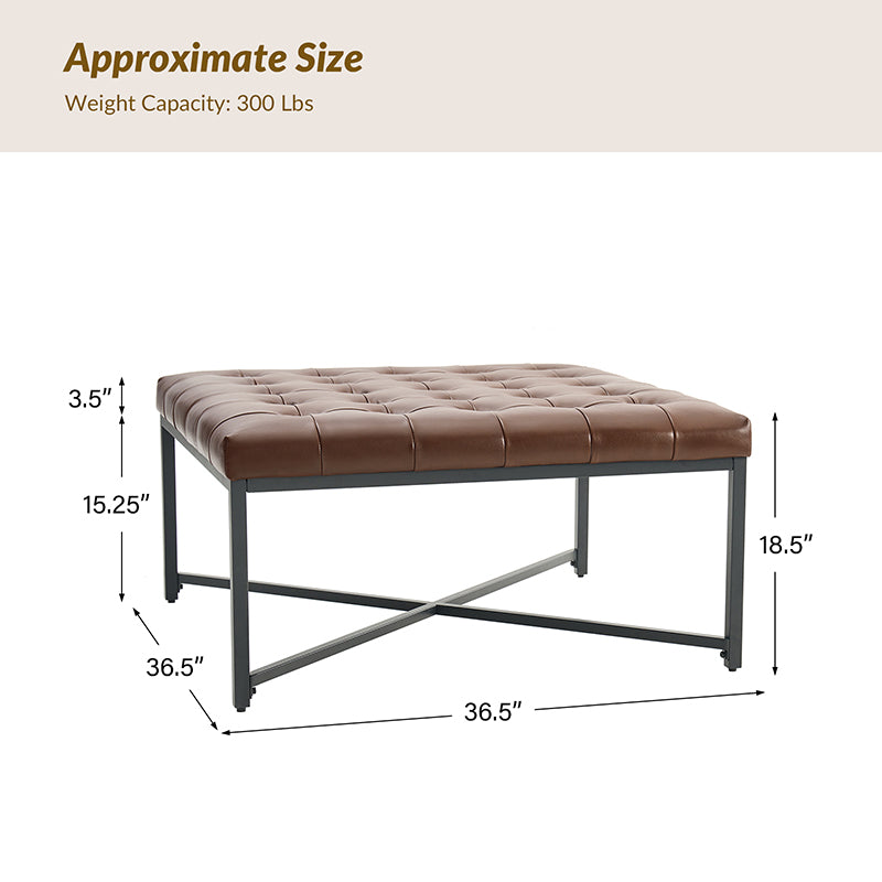 Francisca Industrial and Modern-Style Versatile Waterproof Coffee Table