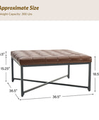 Francisca Industrial and Modern-Style Versatile Waterproof Coffee Table