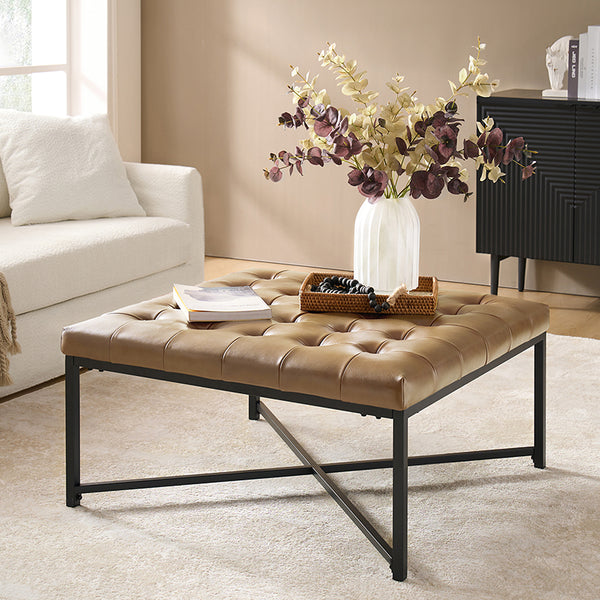 Francisca Industrial and Modern-Style Versatile Waterproof Coffee Table