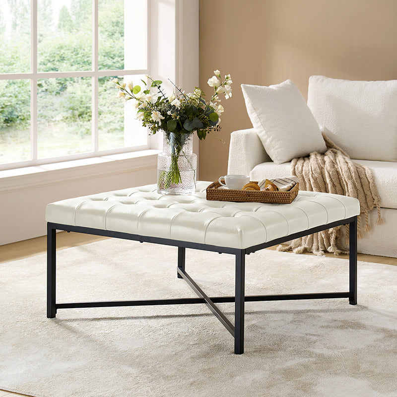 Francisca Industrial and Modern-Style Versatile Waterproof Coffee Table