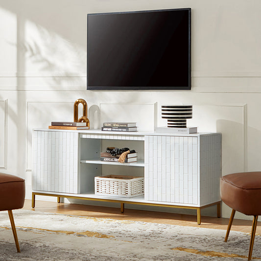 Cathy 58" wide modern electric fireplace TV Stand