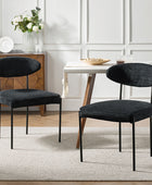 Konstantin Boucle Modern Dining Chair