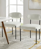 Konstantin Boucle Modern Dining Chair