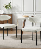 Konstantin Boucle Modern Dining Chair