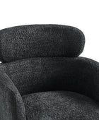 Anastasius Modern Boucle Dining Chair with Lambswool and Adjustable Feet