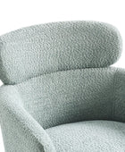 Anastasius Modern Boucle Dining Chair with Lambswool and Adjustable Feet