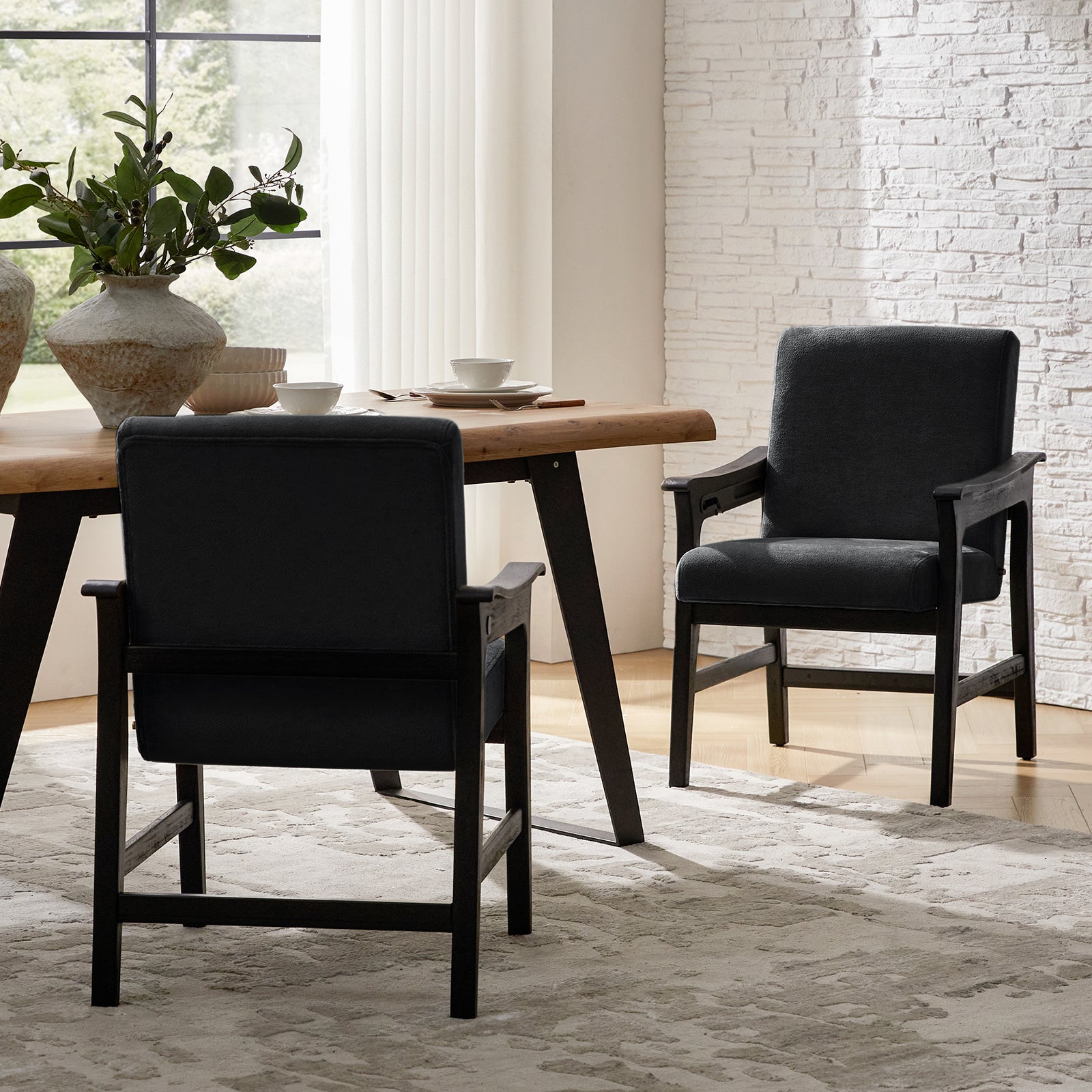 Leo Modern Convertible Chair - Transforms Seamlessly Between Counter Stool and Dining Chair