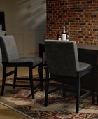 Leo Modern Convertible Chair - Transforms Seamlessly Between Counter Stool and Dining Chair