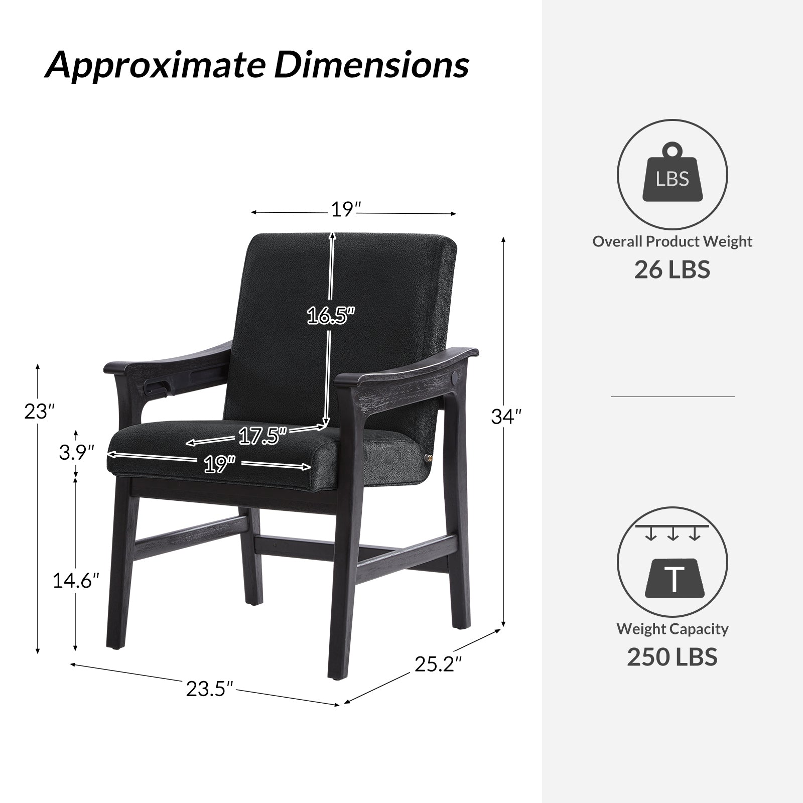 Leo Modern Convertible Chair - Transforms Seamlessly Between Counter Stool and Dining Chair