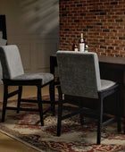 Leo Modern Convertible Chair - Transforms Seamlessly Between Counter Stool and Dining Chair