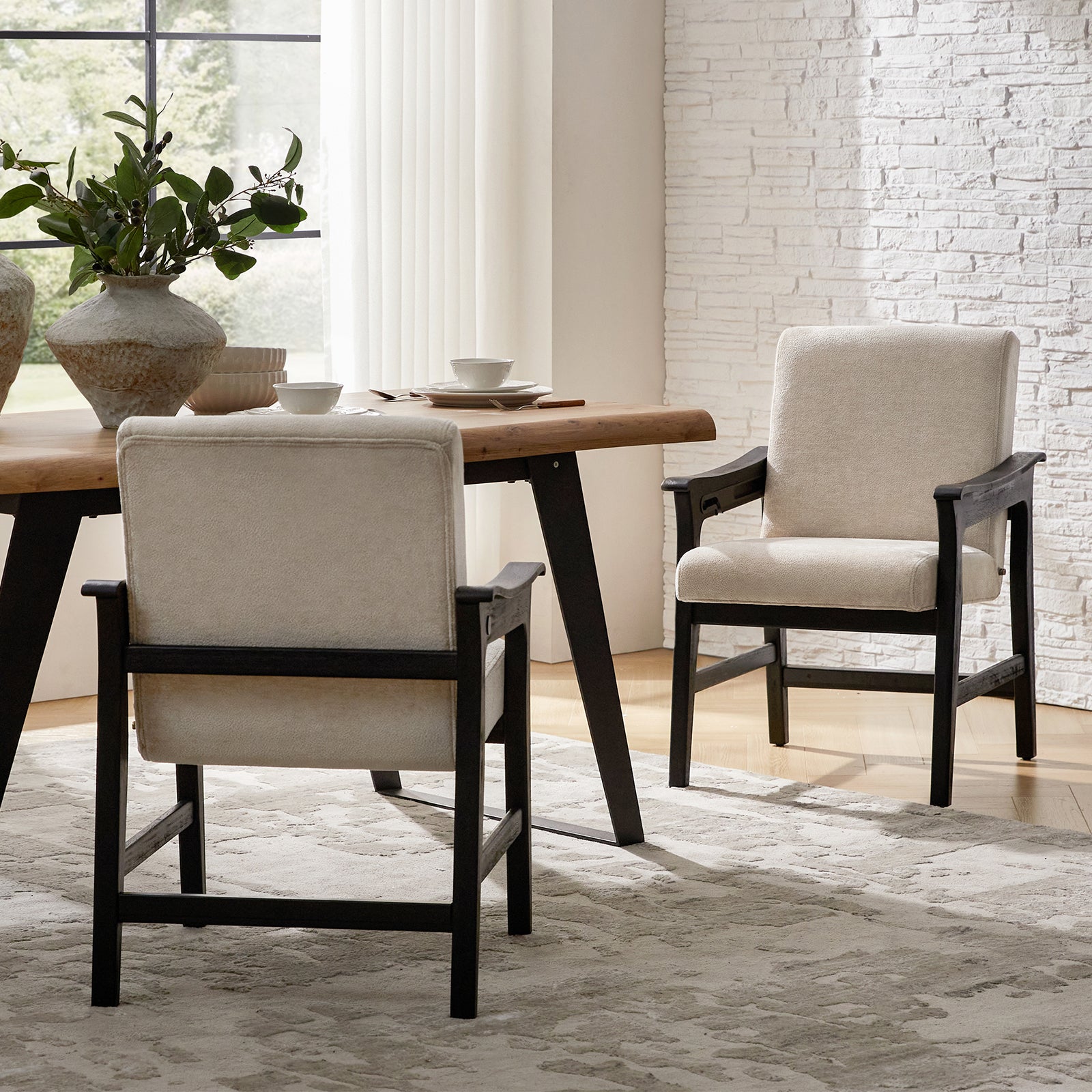 Leo Modern Convertible Chair - Transforms Seamlessly Between Counter Stool and Dining Chair