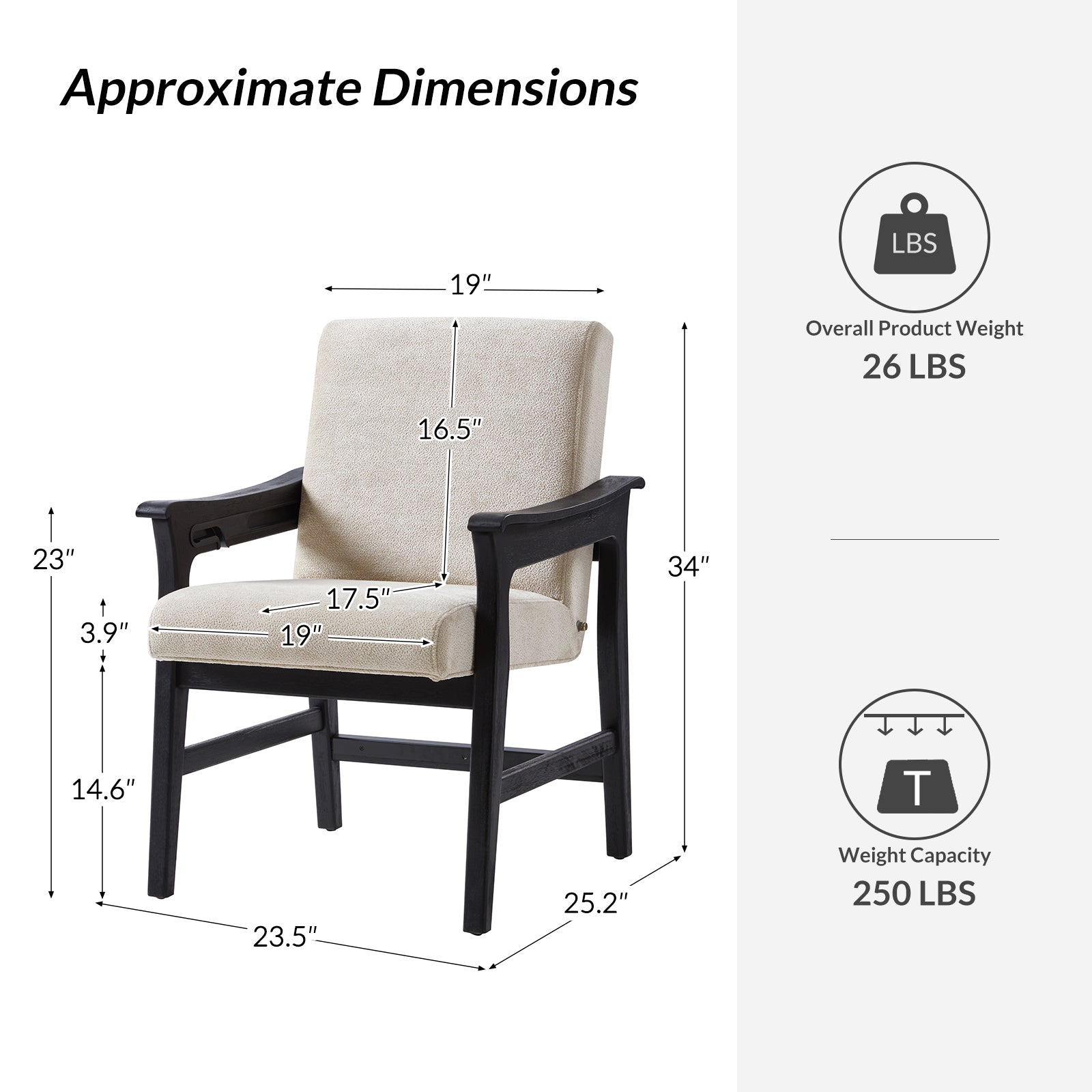 Leo Modern Convertible Chair - Transforms Seamlessly Between Counter Stool and Dining Chair