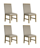 Reynold Modern Upholstered Dining Chair with Solid Wood Leg Set of 2/4/6